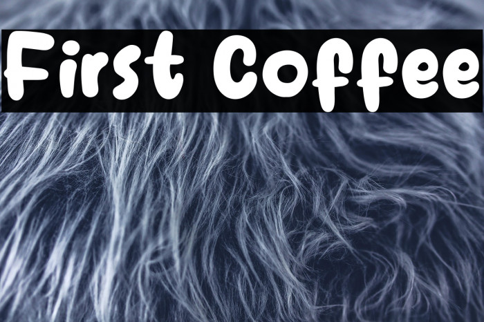 First Coffee Example 1