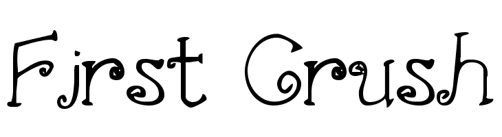 First Crush Font