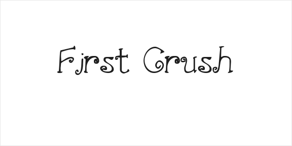First Crush Logo
