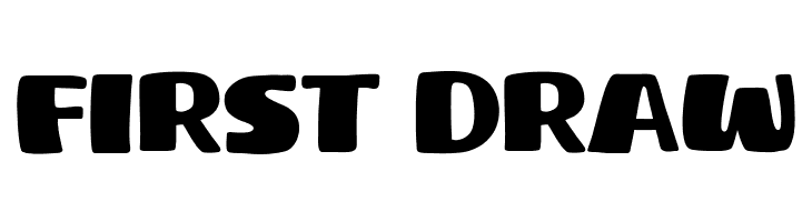 First Draw  Fuentes Gratis Descargar