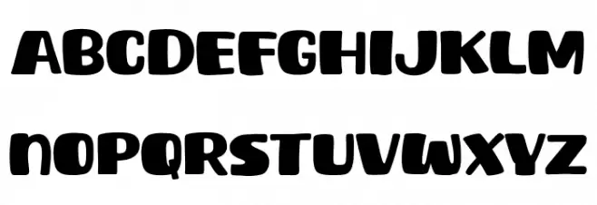 First Draw Font UPPERCASE
