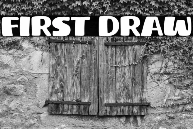 First Draw Font | Free Download (TTF/OTF) | FFonts.net