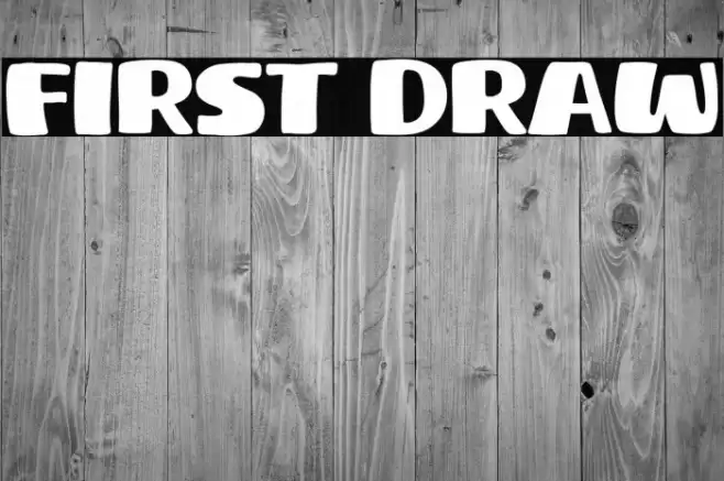 First Draw Font | Free Download (TTF/OTF) | FFonts.net