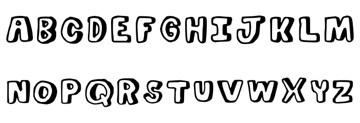 H1 font. First font. Font1.