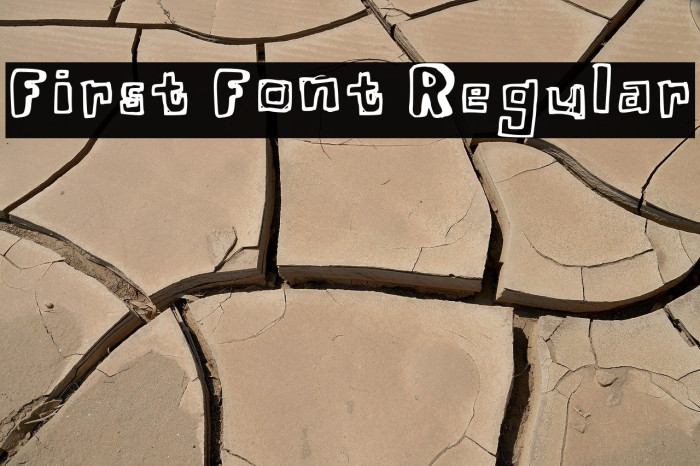 First Font Regular Example 3