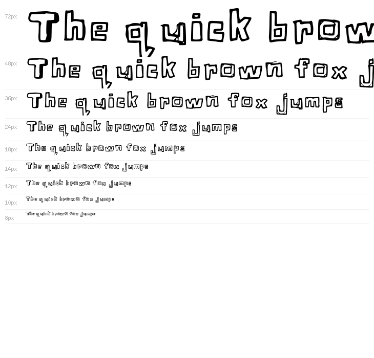 First Font Regular Waterfall