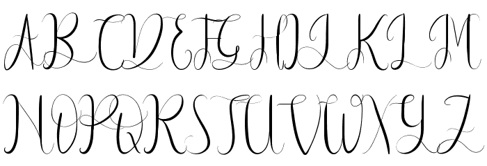 First Heart Demo Font OTHER CHARS