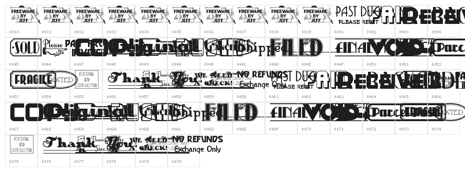First Impression JL Character Map