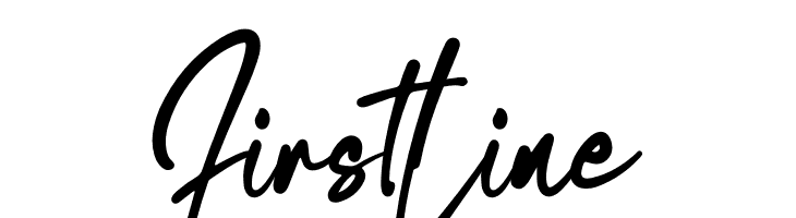 First Line  नि: शुल्क फ़ॉन्ट्स डाउनलोड