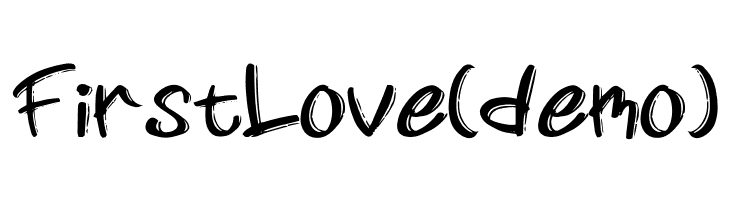 First Love (demo)  Frei Schriftart Herunterladen