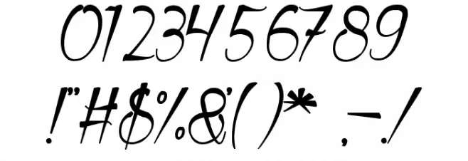 First Love Font OTHER CHARS