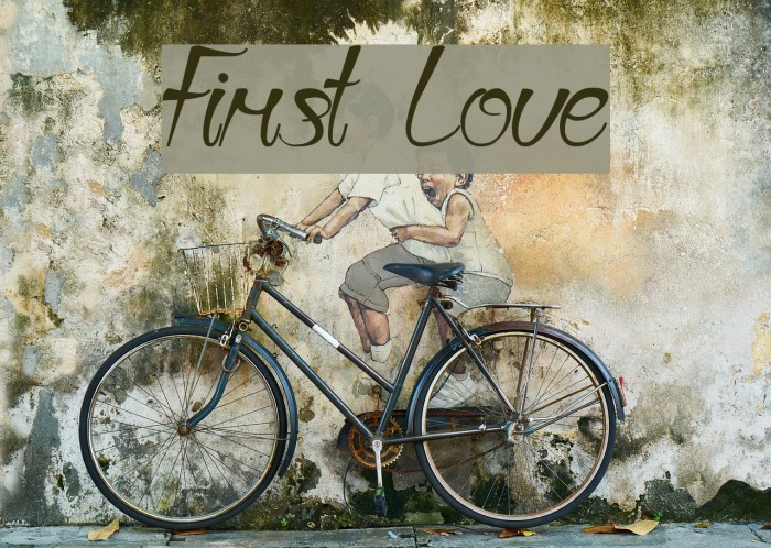 First Love Font examples