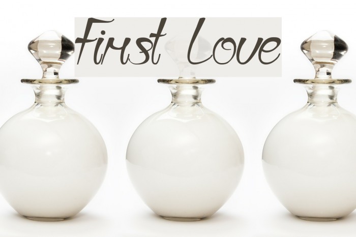 First Love Font examples