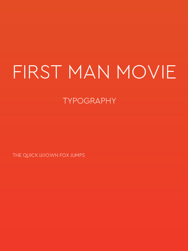 First Man Movie Poster