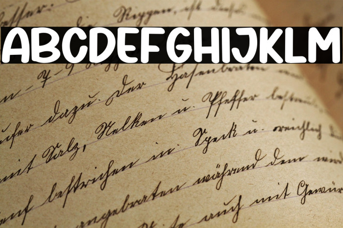 First Marigold Regular خط examples