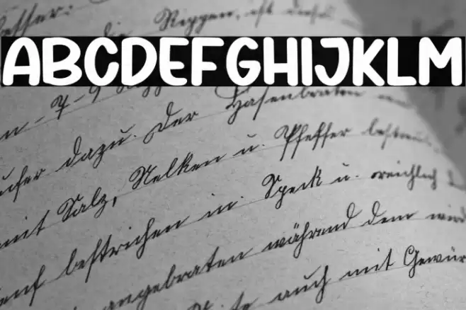 First Marigold Regular Font examples