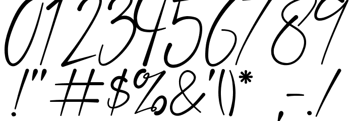 First Month Font OTHER CHARS