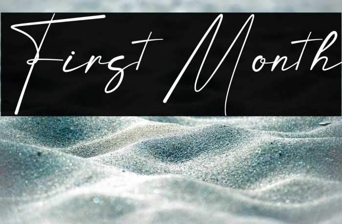 First Month Example 1