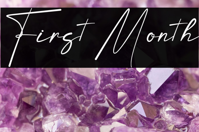 First Month Example 3