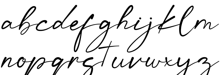First Month Font LOWERCASE