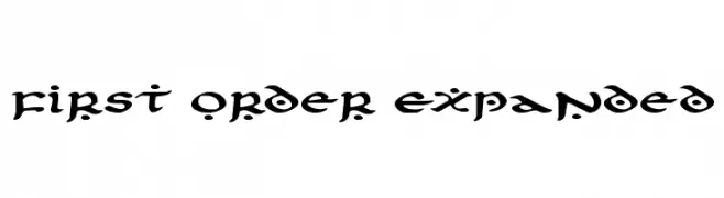 First Order Expanded  नि: शुल्क फ़ॉन्ट्स डाउनलोड