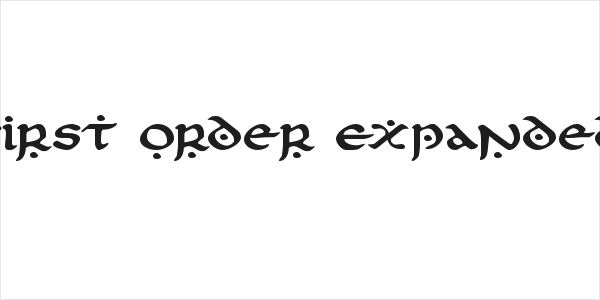 First Order Expanded Logo