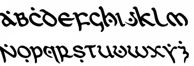 First Order Leftalic 字体 大写