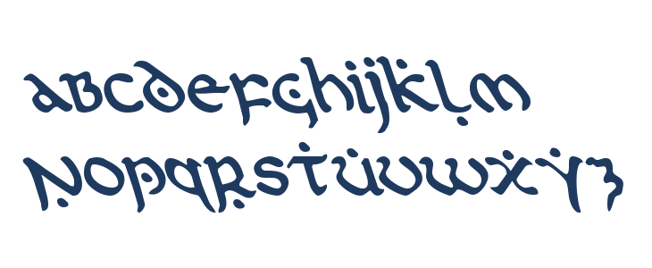 First Order Leftalic Lowercase