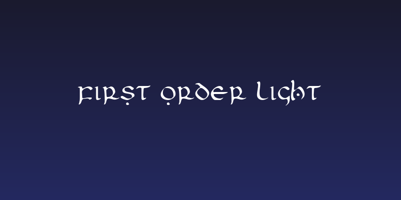 First Order Light Social Header