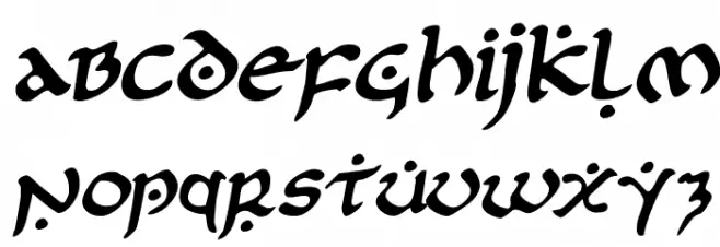 First Order Rotalic Font Litere mici