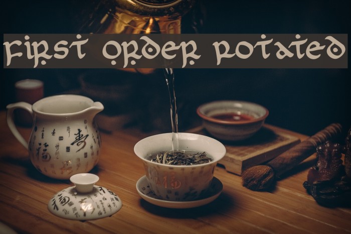 First Order Rotated Example 1