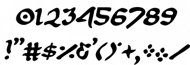 First Order Semi-Italic Font OTHER CHARS