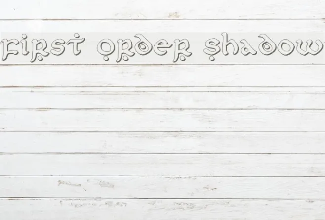 First Order Shadow Example 3