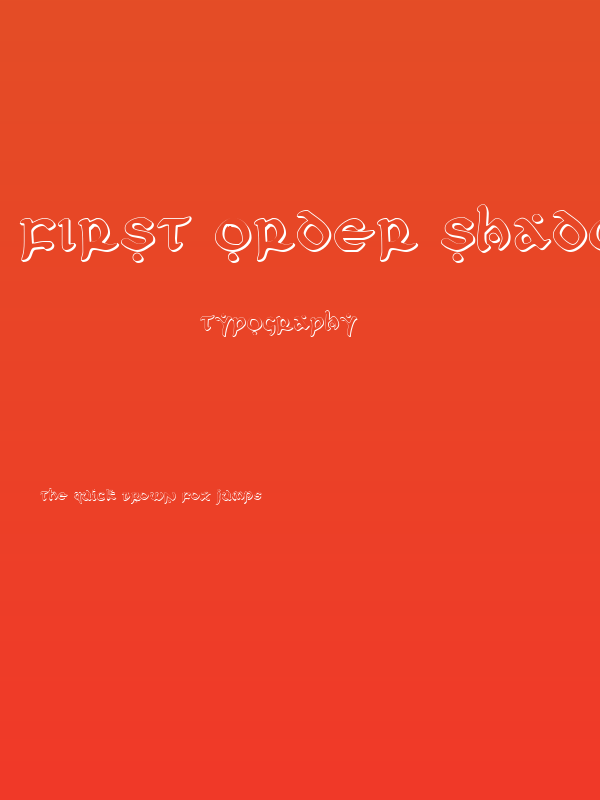 First Order Shadow Poster