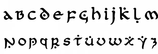 First Order Title Fonte MINÚSCULAS