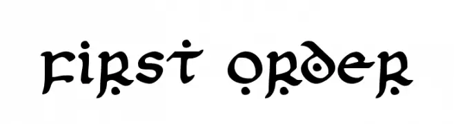 First Order  免费字体下载