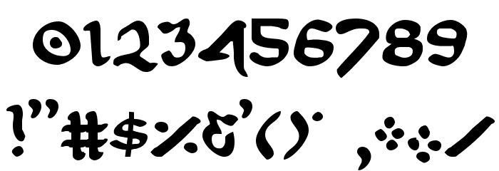 First Order Font OTHER CHARS
