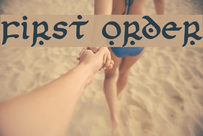 First Order Font examples