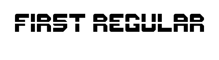 First Regular  font caratteri gratis