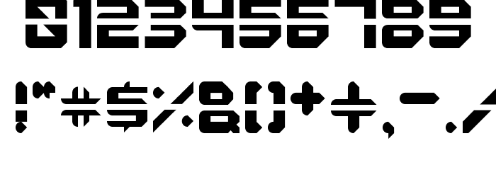 First Regular Font OTHER CHARS