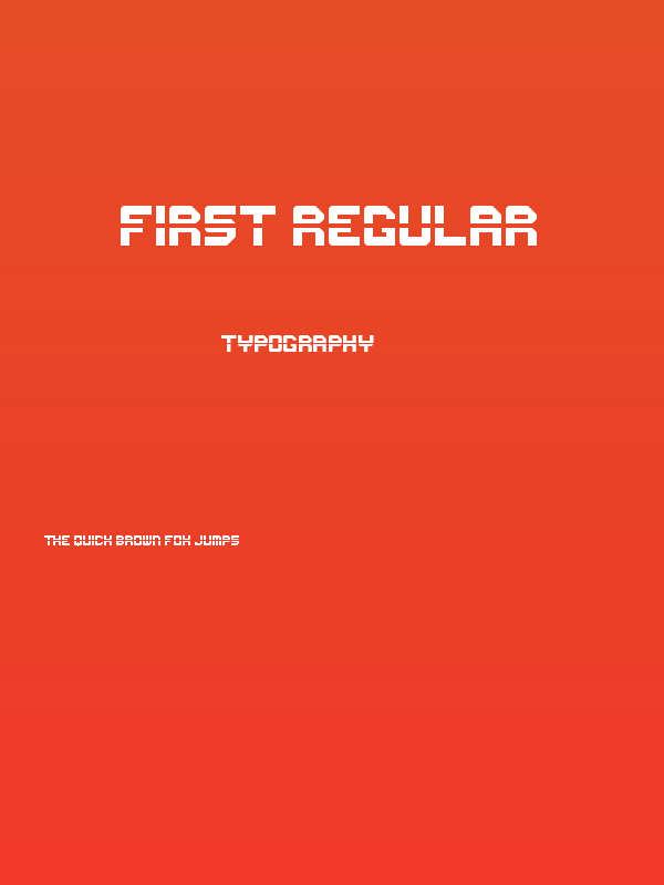 First Regular Poster