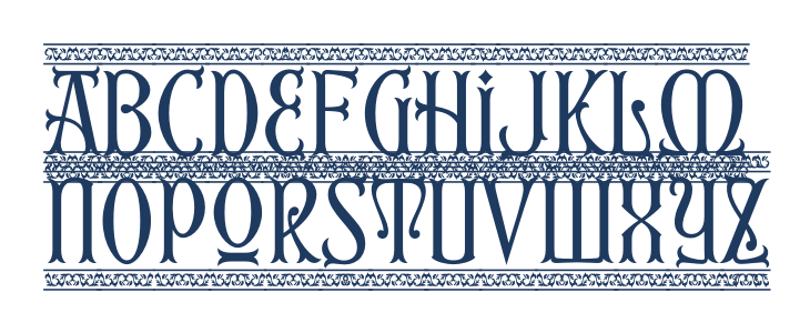 First Reign PERSONAL USE ONLY Border Lowercase