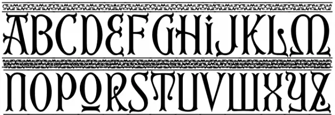 First Reign PERSONAL USE ONLY Border Schriftart Kleinbuchstaben