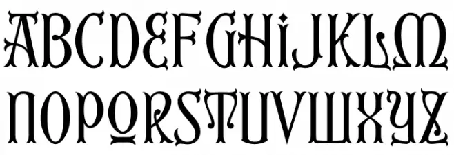 First Reign PERSONAL USE ONLY Regular フォント 小文字