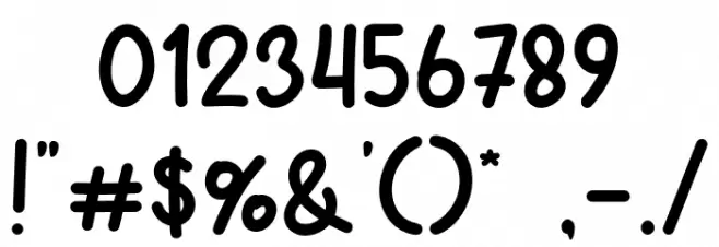 First School Font OTHER CHARS