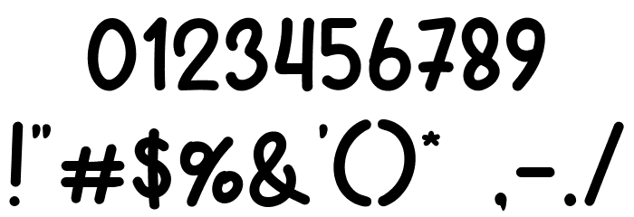 First School Font OTHER CHARS