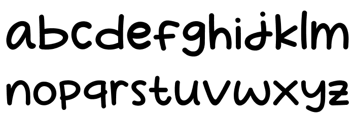 First School Font LOWERCASE