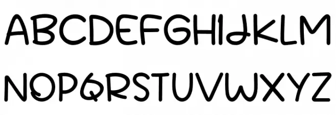 First School Schriftart Groß