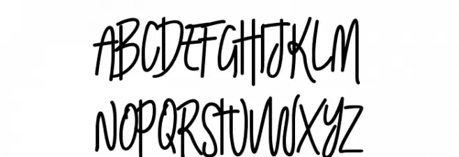 First Script Caratteri MAIUSCOLE