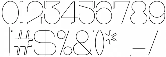 First Shine Font OTHER CHARS